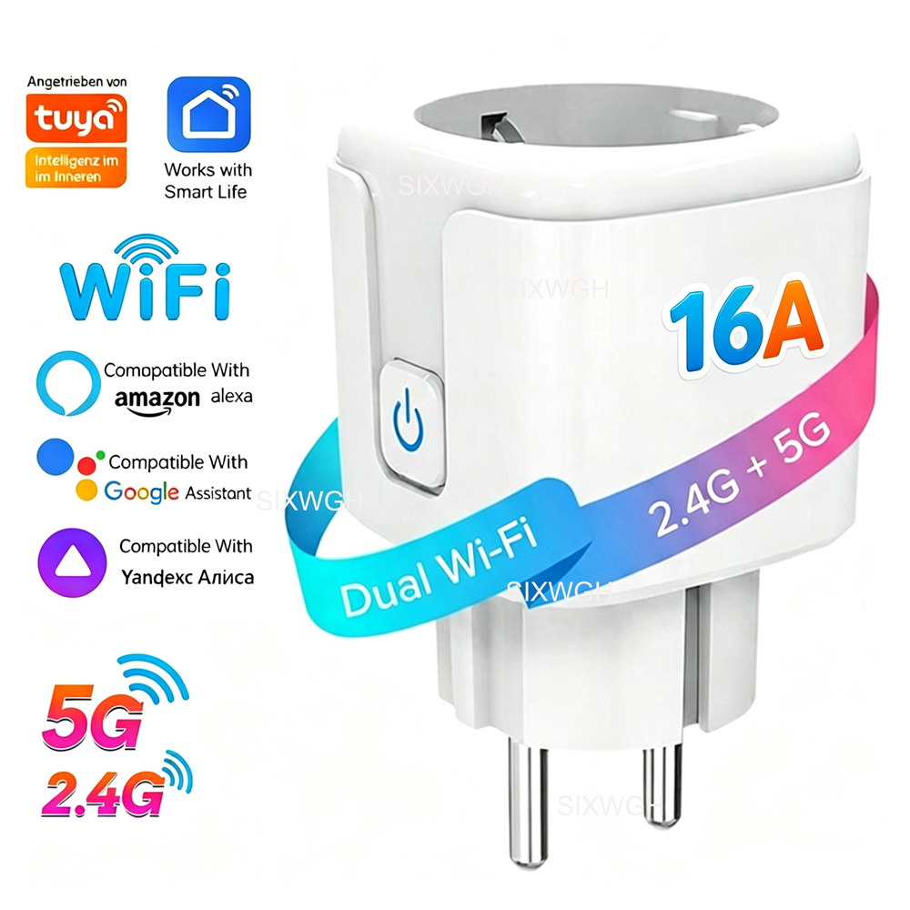 Timer Dual Outlet - Inteligentne gniazdko Tuya WiFi Dual-Band 2.4G&5G