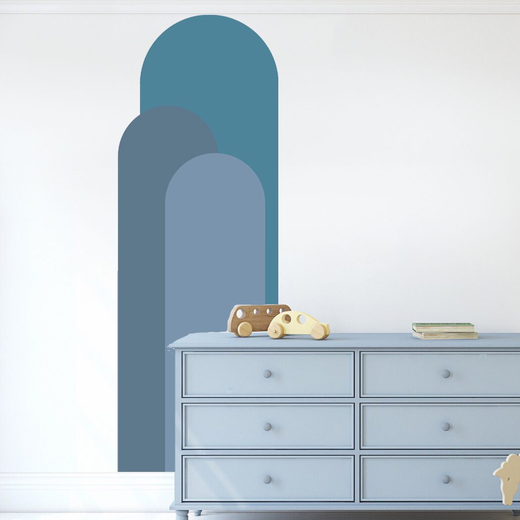 Pvc Panel Background - Bohemian Arch Naklejki ścienne Salon Sofa