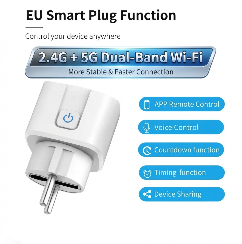 Inteligentne gniazdko Tuya WiF – Timer Dual Outlet recenzja i cena