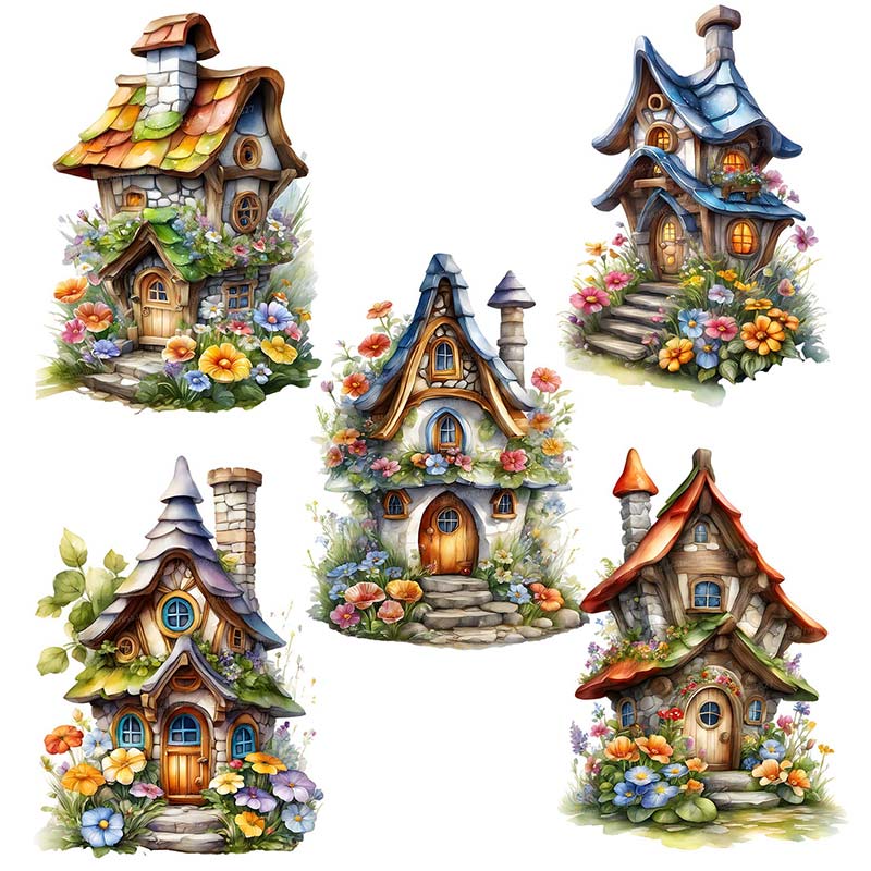 Dom krasnoludków naklejki ście – Pvc Panel Background recenzja i cena