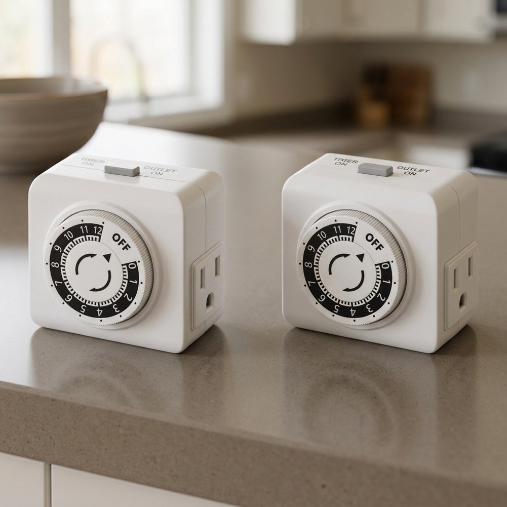 Zestaw 2 sztuk: 24-godzinny, m – Timer Dual Outlet recenzja i cena
